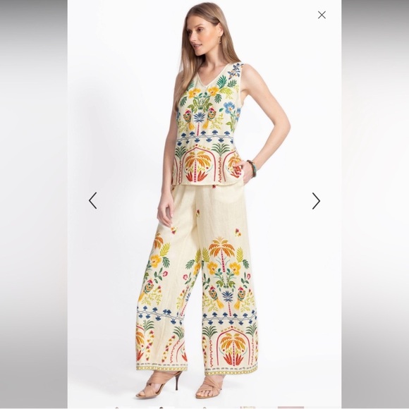 NWT JOHNNY WAS WIDE LEG PANT - Picture 3 of 5